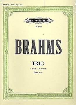 Johannes Brahms Notenblätter Trio Nr.5 op.114
