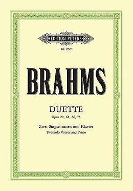 Johannes Brahms Notenblätter 14 Duette