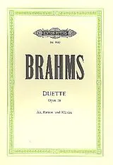 Johannes Brahms Notenblätter 4 Duette op.28