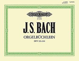 Johann Sebastian Bach Notenblätter Orgelbüchlein
