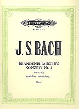Johann Sebastian Bach Notenblätter Brandenburgisches Konzert Nr.4 G-Dur BWV1049