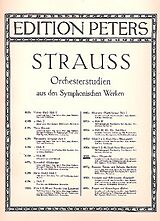 Richard Strauss Notenblätter Orchesterstudien