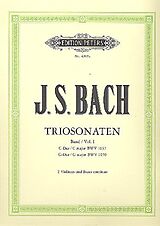 Johann Sebastian Bach Notenblätter Triosonaten Band 1
