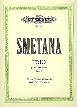 Bedrich Smetana Notenblätter Klaviertrio g-Moll op.15
