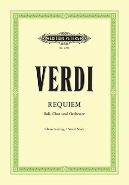 Giuseppe Verdi Notenblätter Requiem (1874)