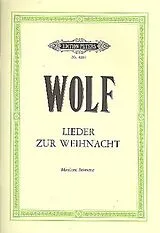Hugo Wolf Notenblätter Lieder zur Weihnacht