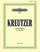 Kartonierter Einband 42 Etüden (Capricen) von Rodolphe Kreutzer