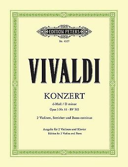 Antonio Vivaldi Notenblätter Concerto grosso d-Moll op.3,11 RV565