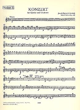 Franz Joseph Haydn Notenblätter Konzert D-Dur op.21 Hob.XVIII-11