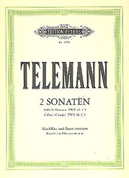 Georg Philipp Telemann Notenblätter 2 Sonaten