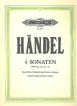 Georg Friedrich Händel Notenblätter 4 Sonaten