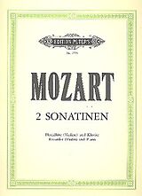 Wolfgang Amadeus Mozart Notenblätter 2 Sonatinen aus den Wiener Sonaten