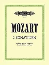 Wolfgang Amadeus Mozart Notenblätter 2 Sonatinen aus den Wiener Sonaten