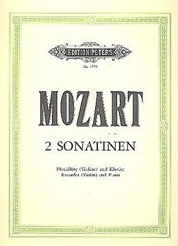 Wolfgang Amadeus Mozart Notenblätter 2 Sonatinen aus den Wiener Sonaten