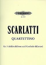 Alessandro Scarlatti Notenblätter Quartettino
