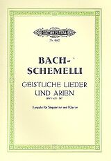 Johann Sebastian Bach Notenblätter Schemellisches Gesangbuch