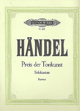 Georg Friedrich Händel Notenblätter Preis der Tonkunst