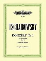 Peter Iljitsch Tschaikowsky Notenblätter Konzert G-Dur Nr.2 op.44 für Klavier und Orchester