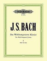 Johann Sebastian Bach Notenblätter Das wohltemperierte Klavier Teil 1 BWV846-869