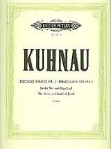 Johann Kuhnau Notenblätter Jacobs Tod und Begräbniss