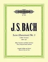 Johann Sebastian Bach Notenblätter Suite h-Moll für Flöte und Streichorchester