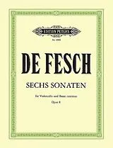 Willem de Fesch Notenblätter 6 Sonaten op.8