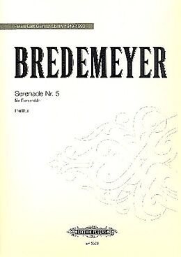 Reiner Bredemeyer Notenblätter Serenade 5
