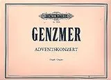 Harald Genzmer Notenblätter Adventskonzert