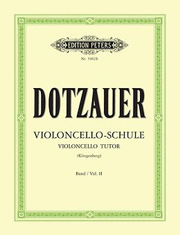 Justus Johann Friedrich Dotzauer Notenblätter Violoncelloschule Band 2 (2. bis 5. Lage)