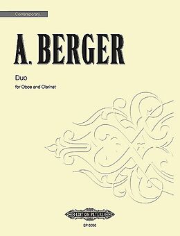 Arthur Berger Notenblätter Duo