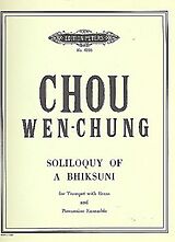 Wen-Chung Chou Notenblätter Soliloquy of a Bhiksuni
