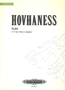 Alan Hovhannes Notenblätter Suite op.21
