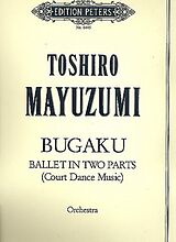Toshiro Mayuzumi Notenblätter Bugaku