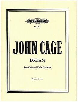 John Cage Notenblätter Dream