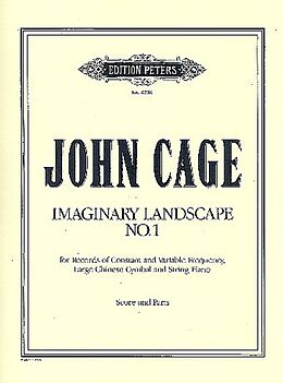 John Cage Notenblätter Imaginary Landscape no.1