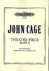 John Cage Notenblätter Theatre Piece Part 1