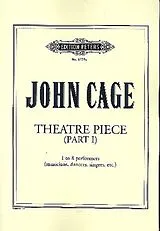 John Cage Notenblätter Theatre Piece Part 1