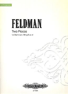 Morton Feldman Notenblätter 2 pieces