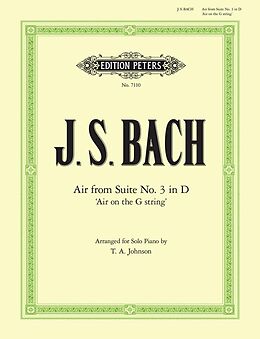 Geheftet Air D-Dur &quot;Air on the G String&quot; von Johann Sebastian Bach, Thomas A. Johnson
