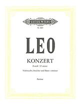 Leonardo Leo Notenblätter Konzert f-Moll