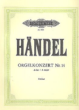 Georg Friedrich Händel Notenblätter Konzert Nr.14 A-Dur