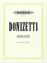 Gaetano Donizetti Notenblätter Sonate