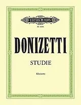 Gaetano Donizetti Notenblätter Studie