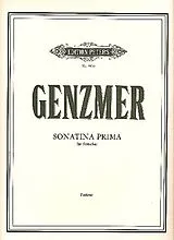 Harald Genzmer Notenblätter Sonatina prima