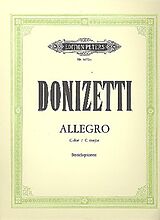 Gaetano Donizetti Notenblätter Allegro C-Dur