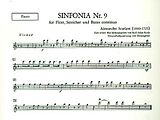 Alessandro Scarlatti Notenblätter Sinfonia g-Moll Nr.9