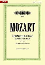 Wolfgang Amadeus Mozart Notenblätter Krönungsmesse KV317