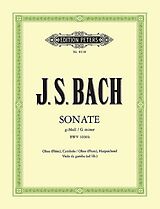 Johann Sebastian Bach Notenblätter Sonate g-Moll BWV1030b