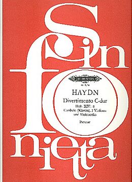 Franz Joseph Haydn Notenblätter Divertimento C-Dur Hob.XIV-8