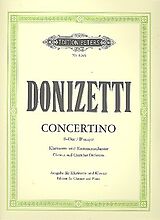 Gaetano Donizetti Notenblätter Concertino B-Dur